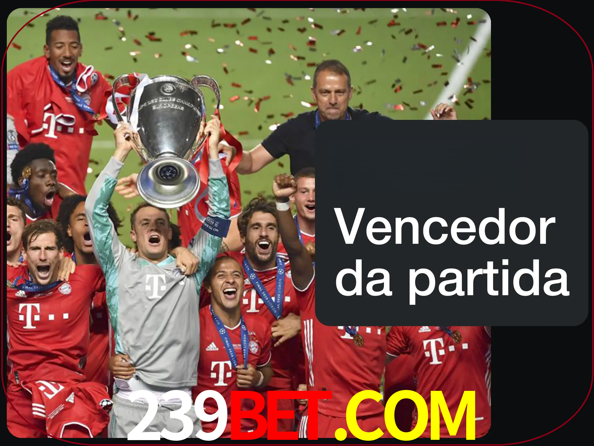 Aposte no vencedor e ganhe uma grande quantia de dinheiro.